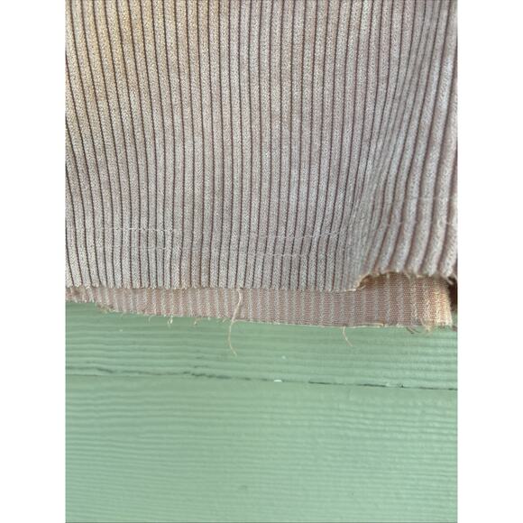 Forever 21 Pink Distressed Raw Hem Button Front Corduroy Oversized Shirt Jacket - Picture 6 of 6